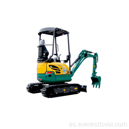 Excavator Mini Crawler de 1.8 toneladas con pista de goma